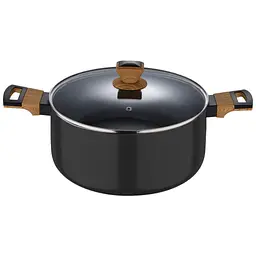 Каструля Bergner Earth black, з кришкою 24 см, 4.3 л (BG-32036-BK) - мініатюра 2