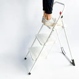 Драбина Rolser Taburete M/11 UNE 3 щаблі Blanco (MET004-1024) - мініатюра 5
