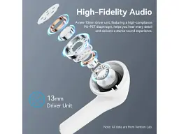 Навушники Vention Elf Earbuds E02 White (NBGW0) - мініатюра 6