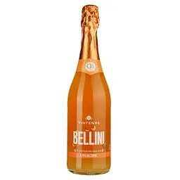 Напій ігристий Vintense Ice Bellini, безалкогольний, 0,75 л