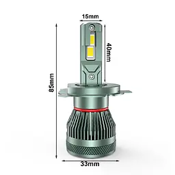 Комплект світлодіодних ламп Sho-Me F8 H4 24V 70W - мініатюра 4