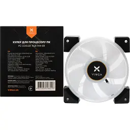 Кулер до корпусу Vinga RGB fan-09 - мініатюра 4