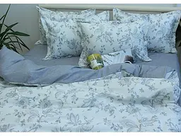 Комплект постільної білизни з компаньйоном (R-T9148) Євро TAG tekstil pbe0036786 - мініатюра 5
