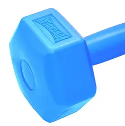 Гантелі композитні PowerPlay 4124 Hercules 2*3 кг Сині 2 шт (PP_4124_3kg_2in) - мініатюра 4