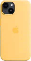 Чохол протиударний силіконовий Silicone Case MPT23ZE/A MagSafe (Original) для Apple iPhone 14 (6.1") Sunglow - мініатюра 7
