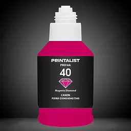 Чорнило PRINTALIST GI-40 для Canon G5040/G6040 190г Magenta водорозчинне (PL40M) - мініатюра 5