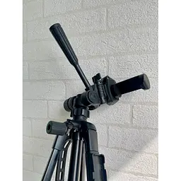 Штатив тринога NeePho NP-8830 не знімний майданчик + тримач + пульт + чохол (54-155см) Чорний - мініатюра 6
