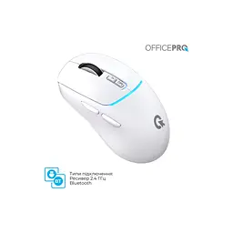 Мишка OfficePro M468W Wireless/Bluetooth White (M468W) - мініатюра 11