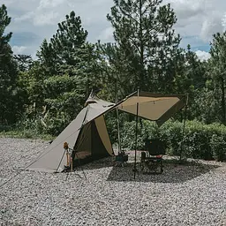Намет із гострою верхівкою Naturehike (CNK2300ZP025) коричневий - мініатюра 5