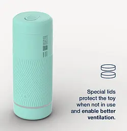 Мастурбатор чоловічий Arcwave Pow Stroker Mint контроль всмоктування, CleanTech силікон, футляр - мініатюра 8