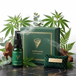 Ароматизатор автомобільний Hurricane Green Premium (У комплекті Спрей)