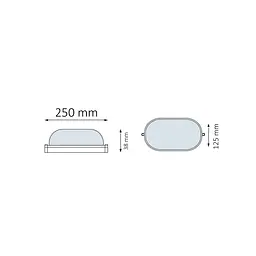 Світлодіодний світильник вологозахищений FARADAY-36 36W IP65 білий 6400К - мініатюра 2