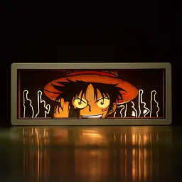 Світильник нічник 3D Ван Піс Монкі Д. Луффі One Piece Monkey D. Luffy 20 см NL3D OP MDL