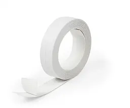 Бордюрна стрічка Polax для ванної, біла 28 мм × 3,2 м (45-001)