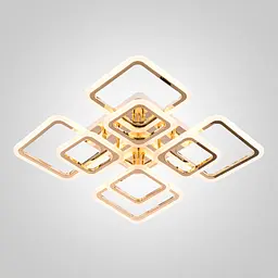 Люстра світлодіодна Valeso V K39205-4+4-TL GD з пультом - мініатюра 3