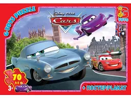 Пазли G-Toys Тачки, 70 елементів, Z10217