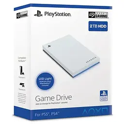 Зовнішній жорсткий диск Seagate 2.5` USB 5.0TB Game Drive for PS5 & PS4 White (STLV5000200) - мініатюра 5