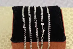 Цепь Xuping Jewelry двойной лав 50 см 3.5 мм серебристая