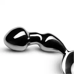 Анальний стимулятор, 13х8 см Sinner Gear Unbendable-Drang Fun Metal Anal Plug - мініатюра 3