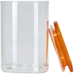 Ємність для зберігання MBM HOME 1.1 л прозора (KP-146 M T/ORANGE) - мініатюра 2