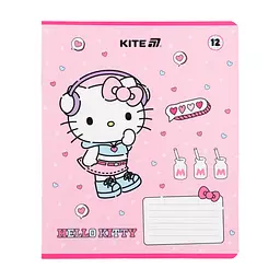 Зошит Kite Hello Kitty, 12 аркушів, клітинка (HK25-232-1), в асортименті - мініатюра 9