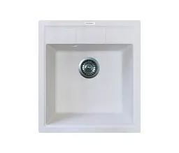 Кухонна мийка Adamant Brick 460x515x200 білий 000000464, Білий