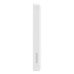 Універсальна мобільна батарея Baseus Magnetic Mini Wireless Fast Charge 5 000 mAh 20W білий P10022107223-00 - мініатюра 4