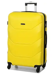Валіза велика L Madisson Snowball 32303 пластикова 105л Жовтий