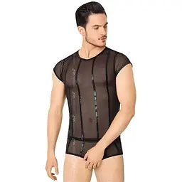 Комплект білизни Softline Shirt and Shorts 4608 M/L чорний