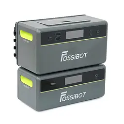 All-in-One Solar station FOSSiBOT FBP1200W+Battery, APP Control, WiFi, 3916Wh LiFePO4 6000Cycles, MPPT 2000W max, 3хAC 220, 1xUSB-15W, 1хUSB-C(100W), Fast charge 90min, Bluetooth, Heating, IP65, -20-55°C, 476×308×504mm, 41kg