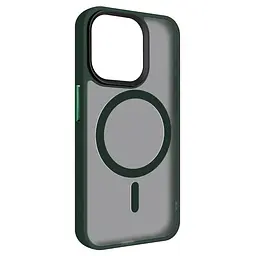Чохол ArmorStandart Uniq Magsafe для Apple iPhone 15 Pro Dark Green (ARM75322)