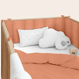 Бортики в дитяче ліжечко Cosas Amber 30 х 120 см (WeltBed_75Terrakot_30x120) - мініатюра 2