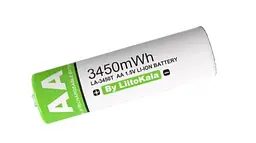 Акумулятор AA LiitoKala 3450 mAh Li-ion заряджається usb type-C (LA-3450T)
