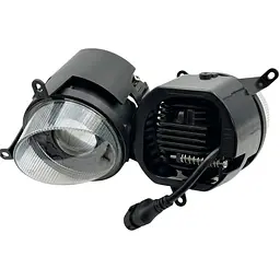 LED Протитуманні Фари Лінзовані 60W для Mitsubishi Lancer X 2007-2016 2 шт. (M11-FLOOD)