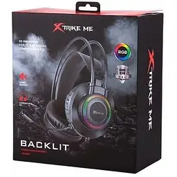 Навушники Xtrike Me Gaming RGB Backlight GH-509 чорні - мініатюра 5