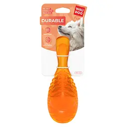 Іграшка для собак WAUDOG Fun Durable Гомілка, термопластична гума, 190 мм, помаранчевий - мініатюра 2