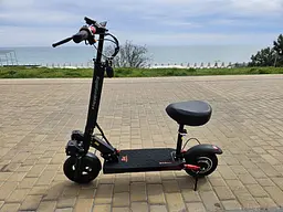 Електросамокат з сидiнням KugooKirin M4 PRO Plus NFC (1200W, 48V,23Ah) +Вольтметр та Ключ, 3 фари - мініатюра 2