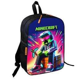 Рюкзак шкільний Minecraft - Кріпер з киркою, 36×27 см, для хлопчиків (01743)