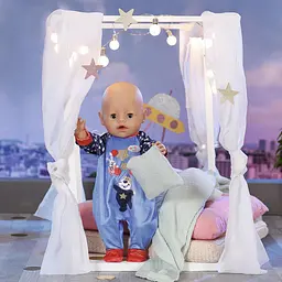 Одяг для ляльки Baby Born Святковий комбінезон синій (831090-2) - мініатюра 7