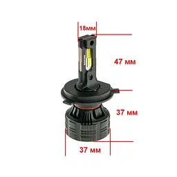 Світлодіодна лампа Decker PL-03 H4 H/L 5000K Decker (НФ-00001345) - мініатюра 4