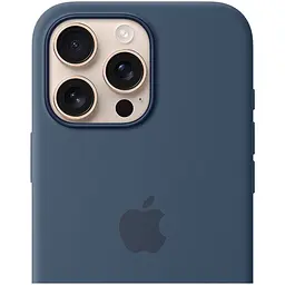 Чохол Silicone Case with MagSafe для Apple iPhone 16 Pro Max Denim AAA [116576] - мініатюра 3
