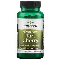 Натуральна добавка Swanson Hiactives Tart Cherry 465 mg 60 капсул