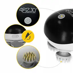 Електричний масажер для голови 4FIZJO Smart Head Massager 4FJ0620 Black (P-5907739319517) - мініатюра 4