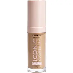 Тональное основание-флюид Parisa Iconic Glow Filter с эффектом сияния 20 мл тон № 606 Golden medium 