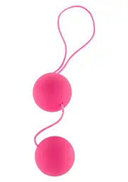 Вагінальні кульки Toy Joy Funky Love, 17 см, рожевий - мініатюра 2