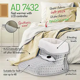 Електрична грілка для ніг з LCD пультом Adler AD 7432 - мініатюра 7