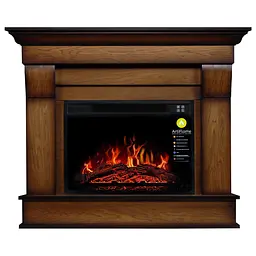 Камінокомплект кутовий ArtiFlame ALBION CORNER AF23S ДУБ АНТИК (зі звуком) - мініатюра 2