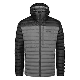Куртка Rab Microlight Alpine Jacket Black/Graphite L (1033-RB QDB-12-BGP-LRG)