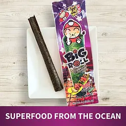 Чіпси Норі Tao Kae Noi Grilled Seaweed Big Roll BBQ Sauce Flavor 9шт х 3г - мініатюра 3