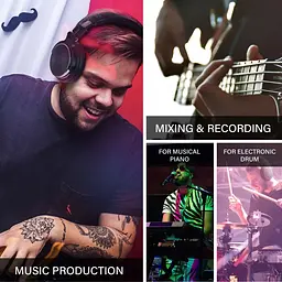Навушники OneOdio Studio Pro 50 Black провідні професійні студійні навушники з мікрофоном моніторні - мініатюра 9